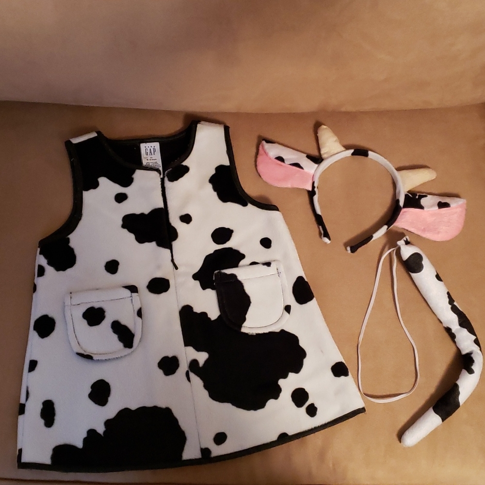 Baby Gap Holstein Cow Costume 6-12 months